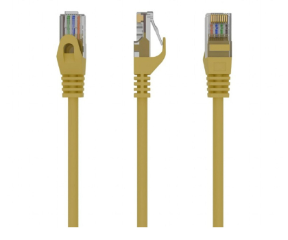 Kabel komputerowy Gembird Patch cord kat.6, UTP, 3m, żółty